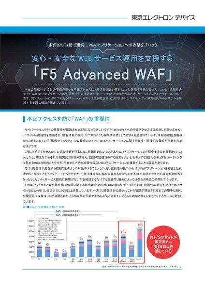 ホワイトペーパー：安心・安全なWeb サービス運用を支援するAdvanced-WAF